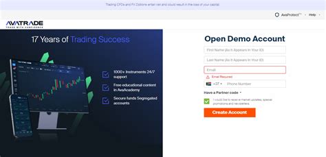 avatrade demo account|avatrade account types.